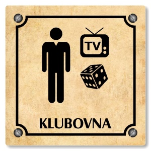Klubovna, 100x100mm, pergamen, Kansas